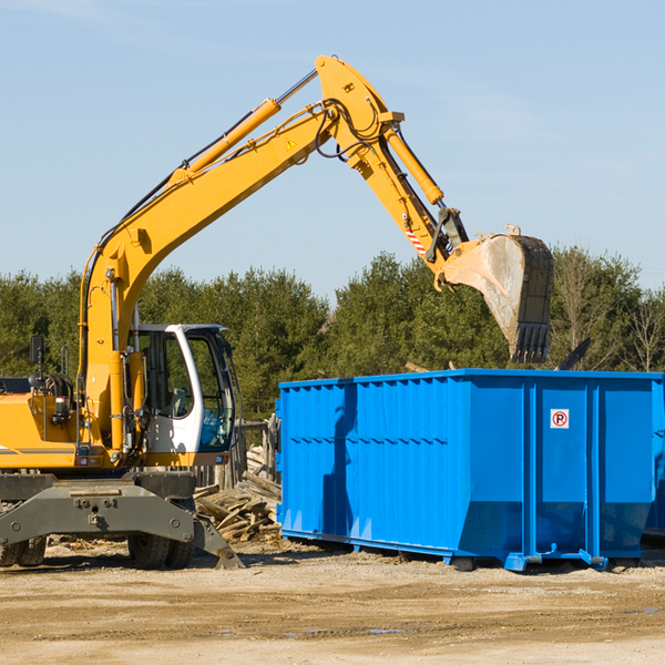 are there any restrictions on where a residential dumpster can be placed in Washington County Alabama